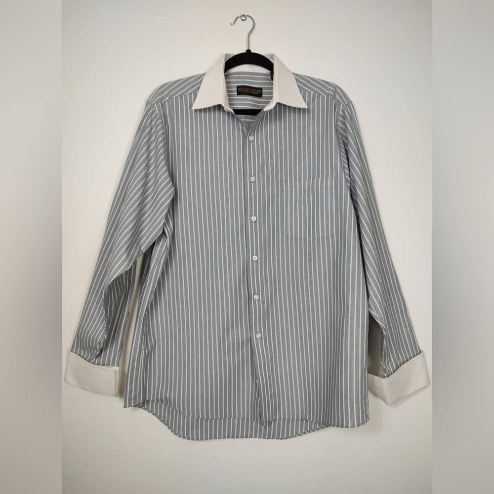 Donald J Trump size 16 regular fit dress shirt, 34-35 sleeves French cuff